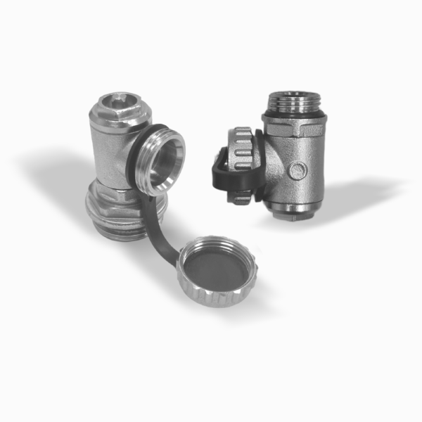 Nickel-plated with drain valve